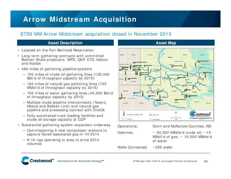 JP MORGAN HIGH YIELD & LEVERAGED PRESENTATION FINANCE CONFERENCE – Crestwood Midstream Partners Lp – slide 23