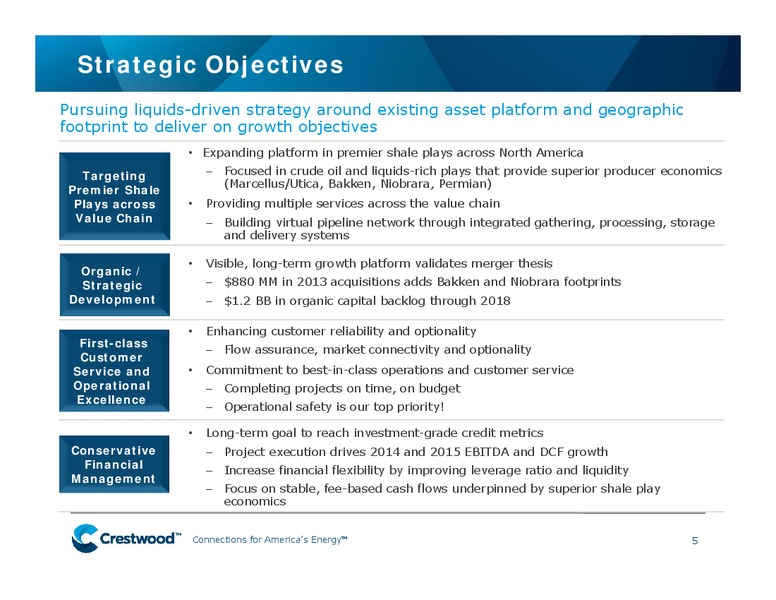 Energy & Power Leveraged Finance Conference – Crestwood Midstream Partners Lp – slide 4