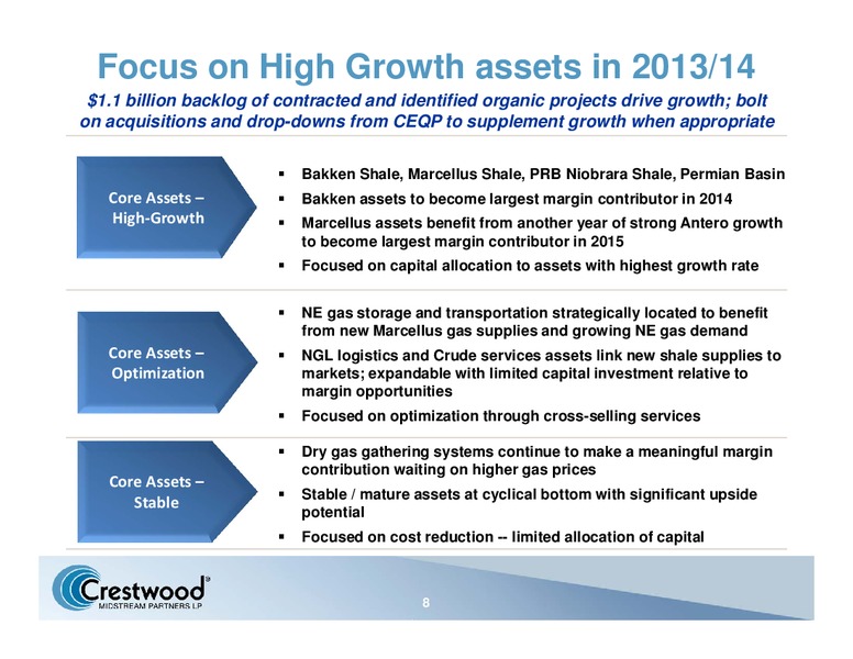 RBC CAPITAL MARKETS 2013 MLP CONFERENCE – Crestwood Midstream Partners Lp – slide 7