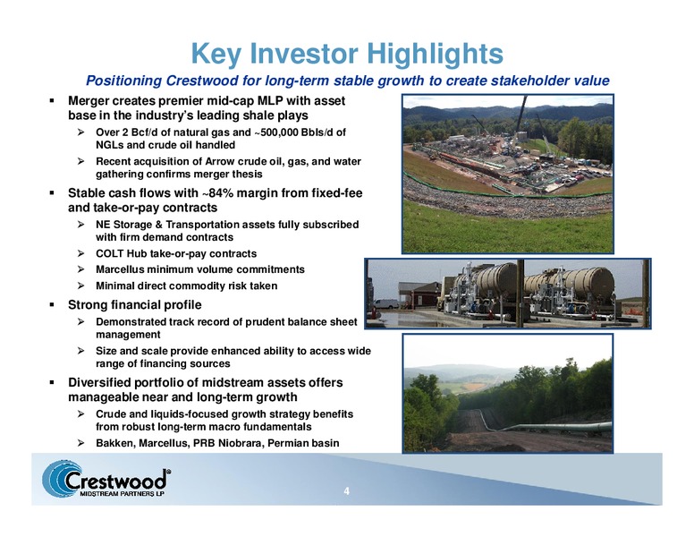 Bank of America Merrill Lynch Leveraged Finance Conference – Crestwood Midstream Partners Lp – slide 3