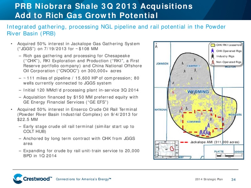 2014 STRATEGIC PLAN – Crestwood Midstream Partners Lp – slide 33