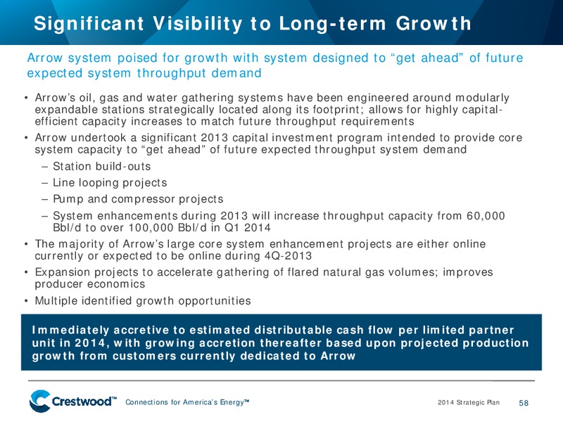 2014 STRATEGIC PLAN – Crestwood Midstream Partners Lp – slide 57