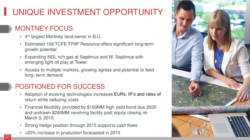 MARCH 2015 CORPORATE PRESENTATION – Crew Energy Inc. – slide 26