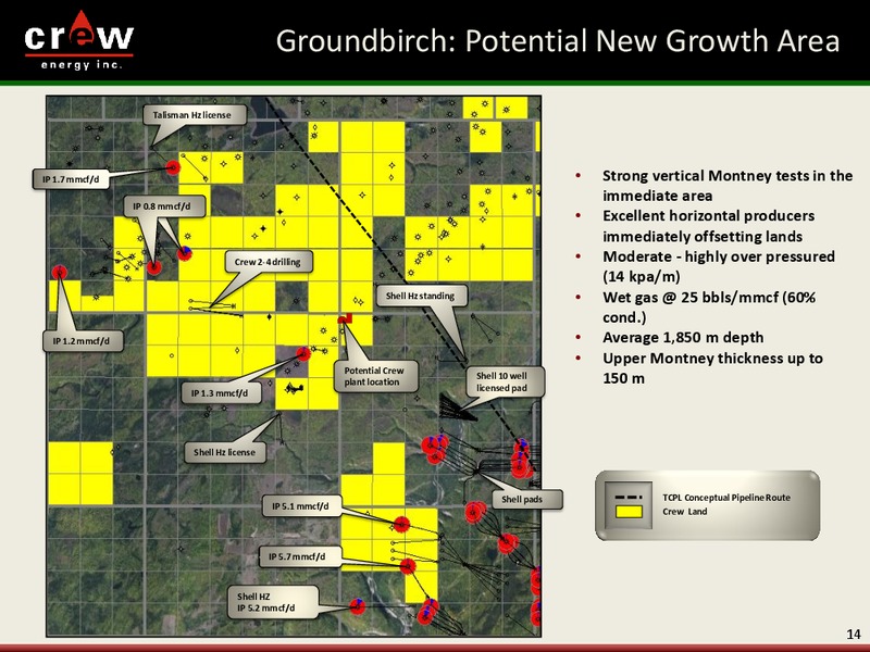 CORPORATE PRESENTATION – Crew Energy Inc. – slide 13