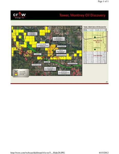 DAHLMAN ROSE & COS CANADIAN ENERGY EXECUTIVE FORUM – Crew Energy Inc. – slide 20