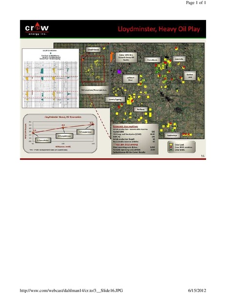 DAHLMAN ROSE AND CO CANADIAN ENERGY EXECUTIVE FORUM – Crew Energy Inc. – slide 16