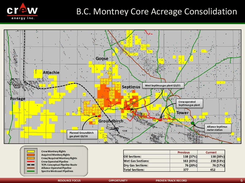 CORPORATE PRESENTATION – Crew Energy Inc. – slide 5
