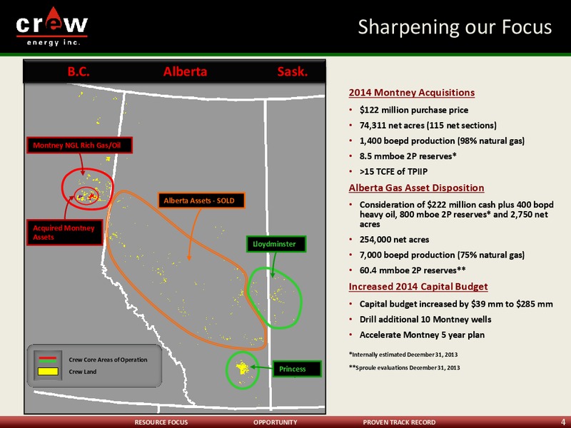 Corporate Presentation – Crew Energy Inc. – slide 3