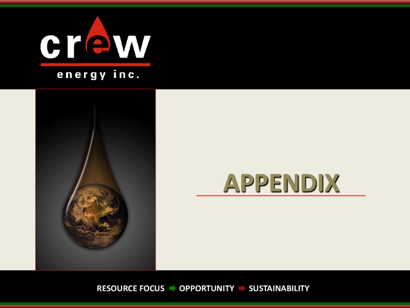 ENERCOM THE OIL AND GAS CONFERENCE – Crew Energy Inc. – slide 18