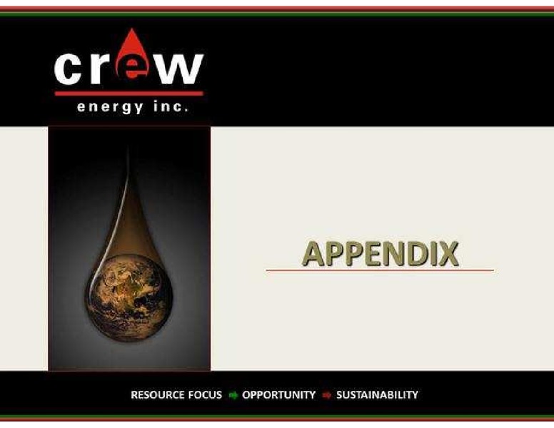 PETERS & CO LIMITED 2013 ENERGY CONFERENCE – Crew Energy Inc. – slide 19