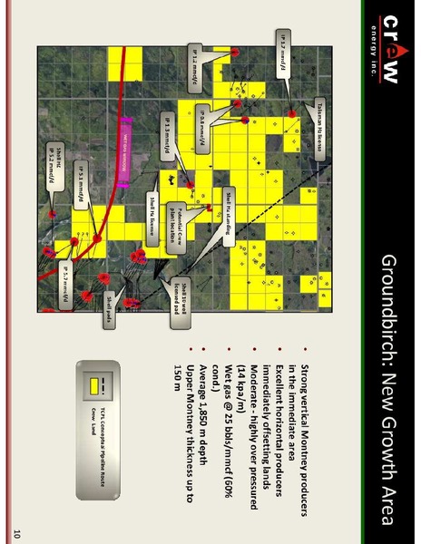 FIRSTENERGY ANNUAL ENERGY GROWTH CONFERENCE – Crew Energy Inc. – slide 10