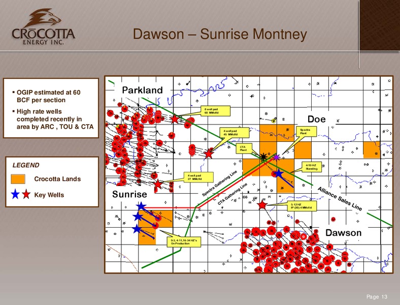 Corporate Presentation – Crocotta Energy Inc. – slide 12