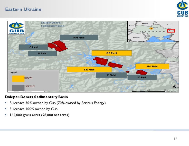 INVESTOR PRESENTATION – Cub Energy Inc. – slide 12