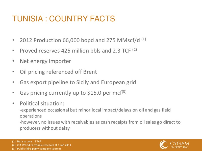 AGM PRESENTATION – Cygam Energy Inc. – slide 6