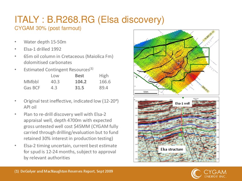 AGM PRESENTATION – Cygam Energy Inc. – slide 20
