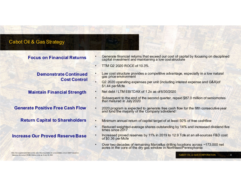 Q2 2020 Investor Presentation – Cabot Oil & Gas Corp – slide 3