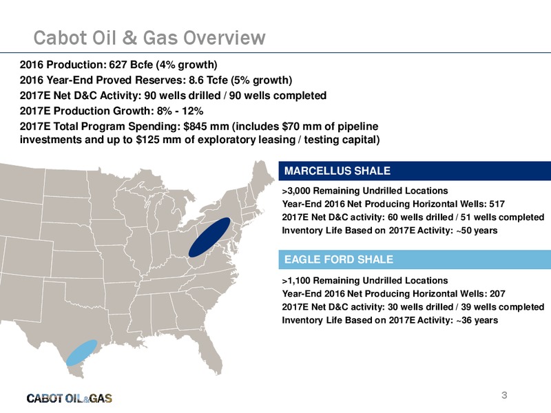2017 JP Morgan Energy Equity Conference – Cabot Oil & Gas Corp – slide 2