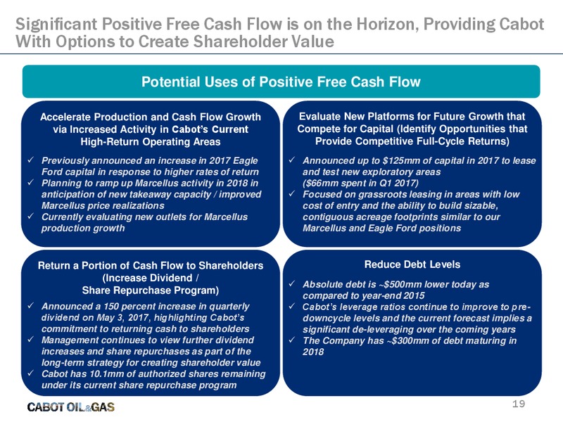2017 JP Morgan Energy Equity Conference – Cabot Oil & Gas Corp – slide 18