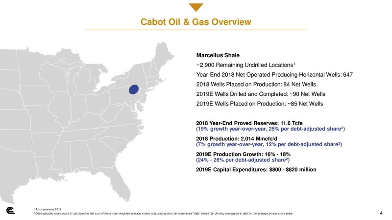 2Q 2019 Earnings Presentation – Cabot Oil & Gas Corp – slide 3