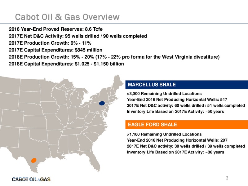 Jefferies Energy Conference – Cabot Oil & Gas Corp – slide 2