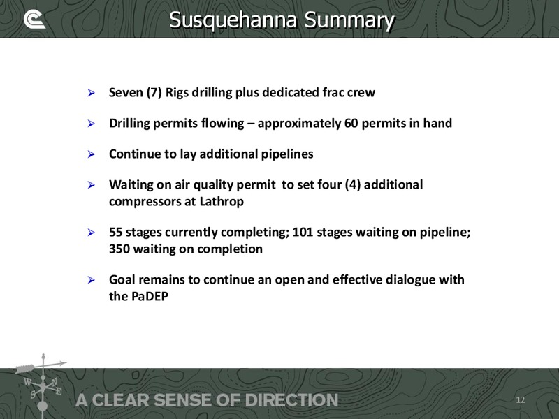 Jefferies Global Energy Conference – Cabot Oil & Gas Corp – slide 12