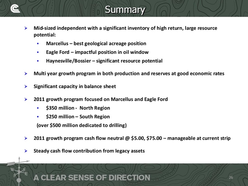 Jefferies Global Energy Conference – Cabot Oil & Gas Corp – slide 26