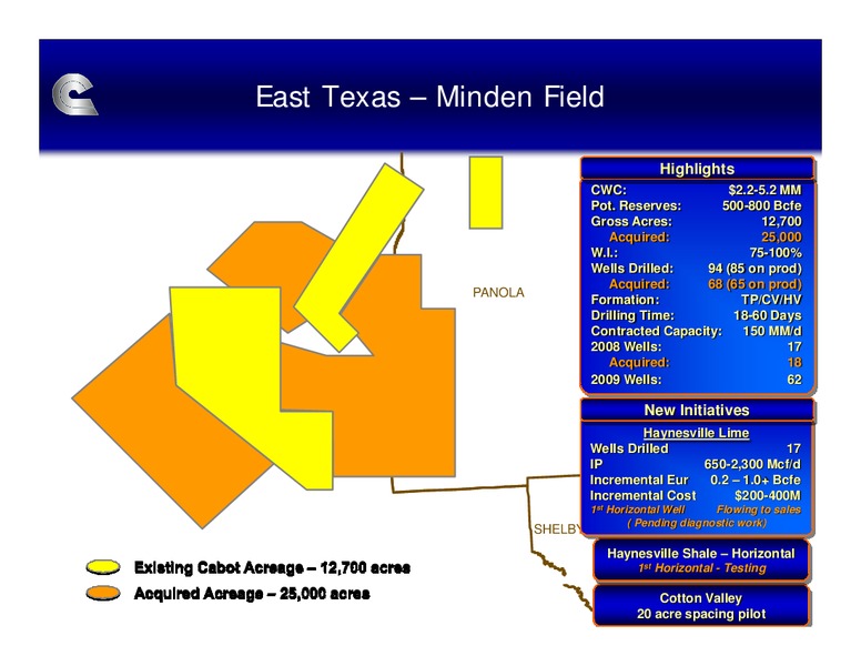 Goldman Sachs and Co Global Energy Conference – Cabot Oil & Gas Corp – slide 9