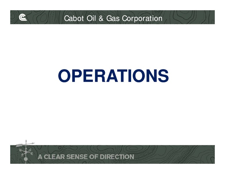 UBS Global Oil & Gas Conference – Cabot Oil & Gas Corp – slide 4