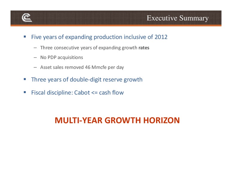 BAML Global Energy Conference – Cabot Oil & Gas Corp – slide 3