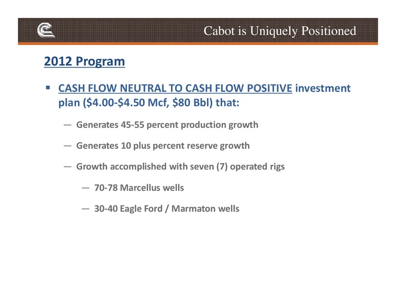 Capital One Southcoast Energy Conference – Cabot Oil & Gas Corp – slide 19