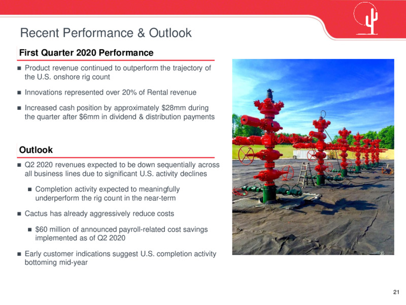 May 2020 Investor Presentation – Cactus Drilling Company – slide 21