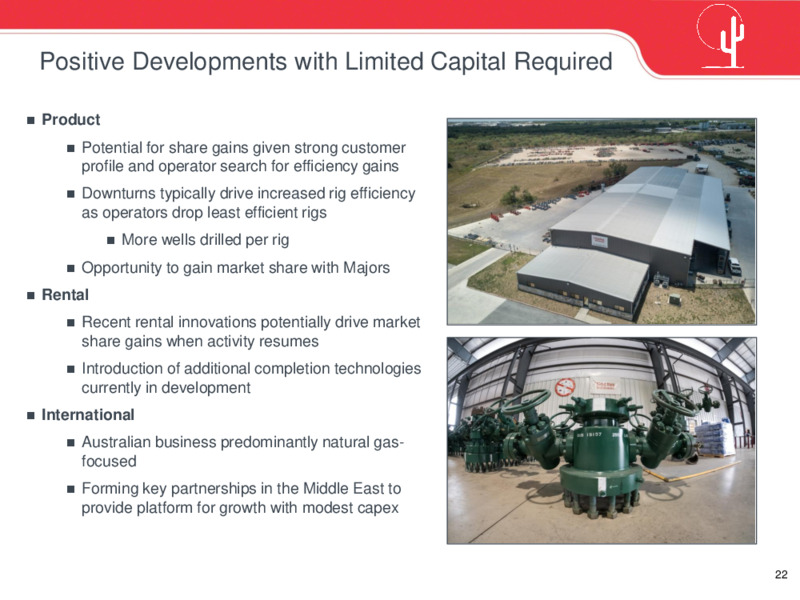 May 2020 Investor Presentation – Cactus Drilling Company – slide 22