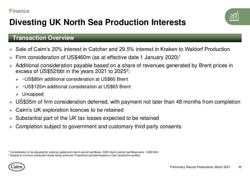 Preliminary Results Presentation – Cairn Energy Plc – slide 10