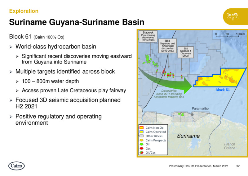 Preliminary Results Presentation – Cairn Energy Plc – slide 26