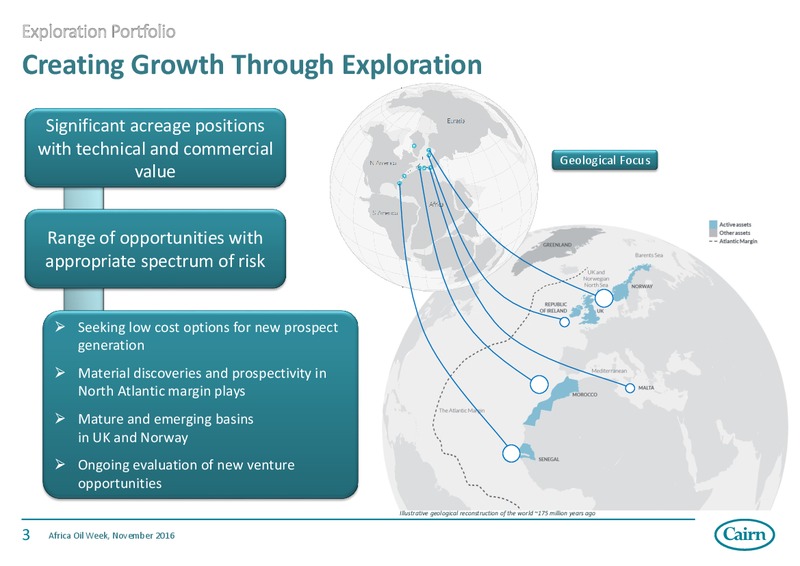 Africa Oil Week – Cairn Energy Plc – slide 2