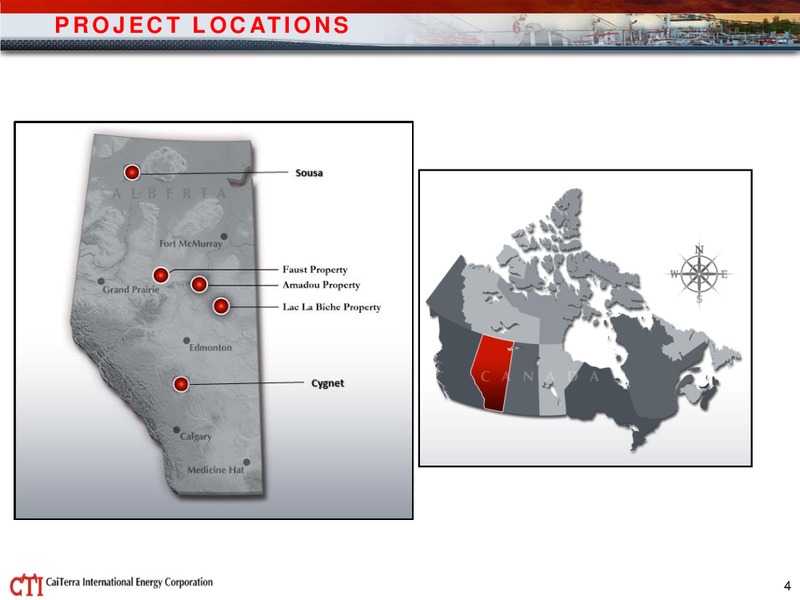 October 2015 Investor Presentation – Caiterra International Energy Corp. – slide 4