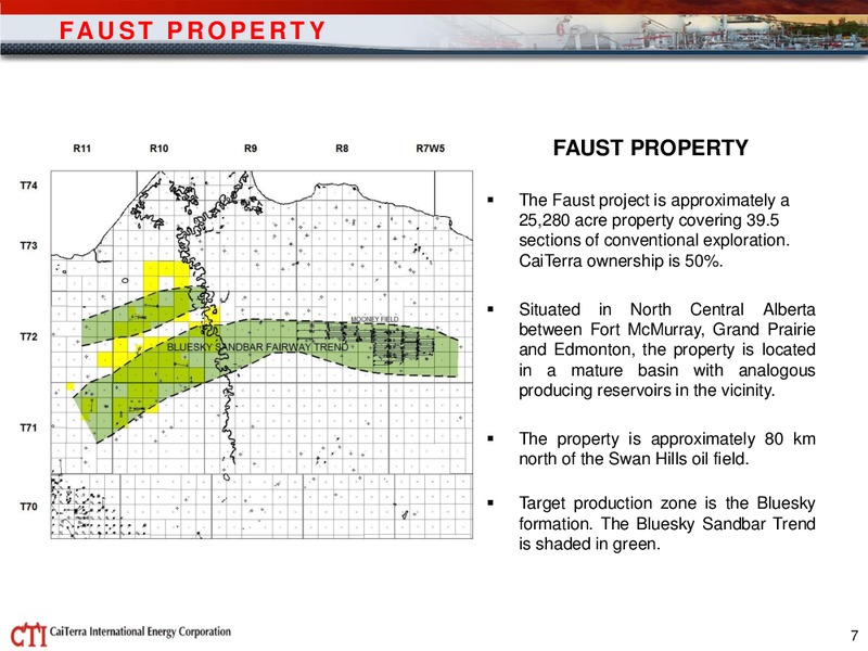 October 2015 Investor Presentation – Caiterra International Energy Corp. – slide 7