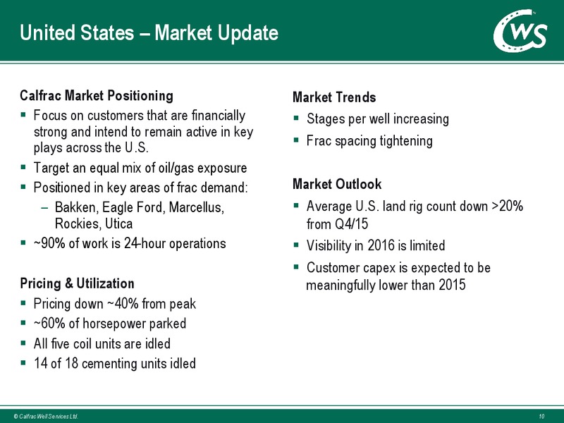 Simmons Energy Conference – Calfrac Well Services Ltd. – slide 8