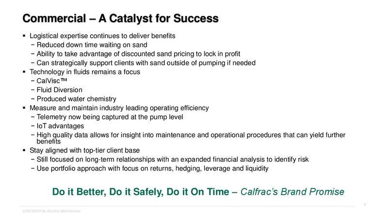 Q1 2018 Corporate Presentation – Calfrac Well Services Ltd. – slide 5