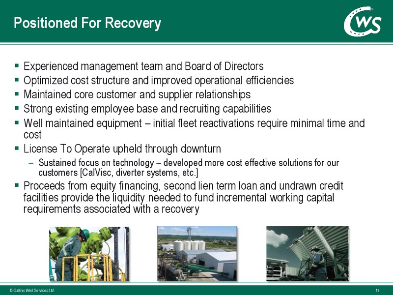 Q1 2017 Investor Presentation – Calfrac Well Services Ltd. – slide 13