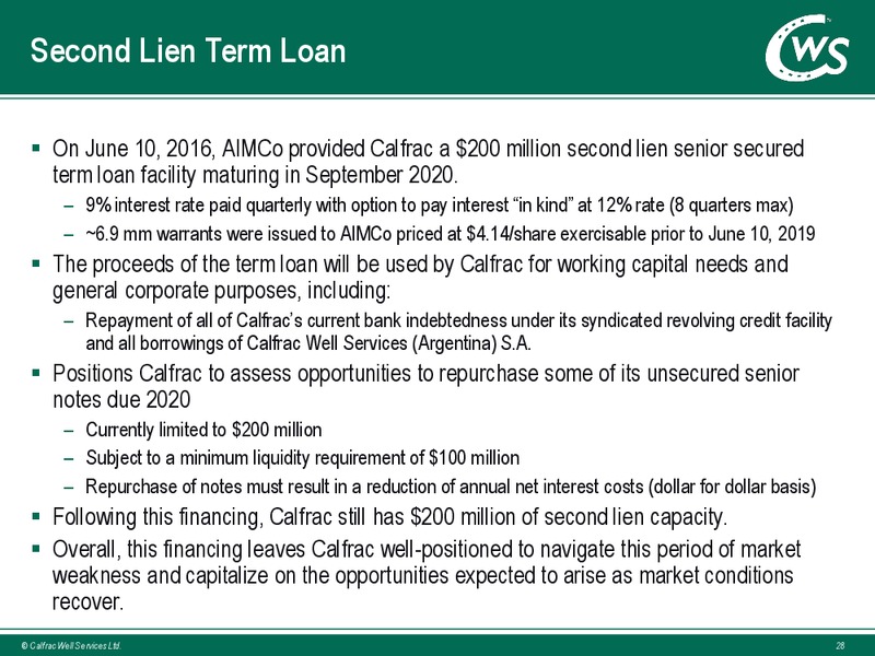 Barclays CEO Energy Power Conference – Calfrac Well Services Ltd. – slide 27