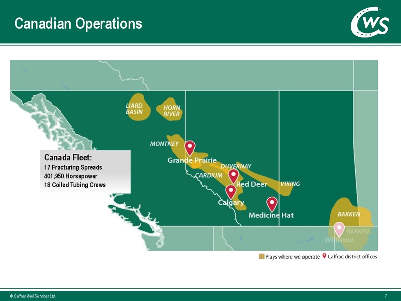 September 2015 Investor Presentation – Calfrac Well Services Ltd. – slide 6