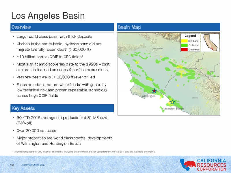 Goldman Sachs  Global Energy Conference 2017 – California Resources Corp. – slide 36