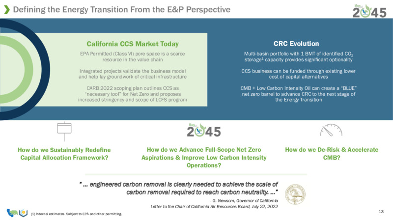 Goldman Sachs Energy and Clean Technology Conference – California Resources Corp. – slide 11