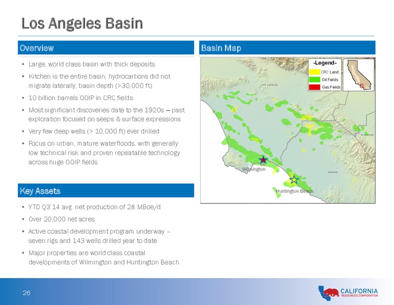 Goldman Sachs Global Energy Conference 2015 – California Resources Corp. – slide 26