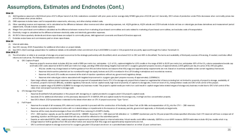 Corporate Presentation – California Resources Corp. – slide 34