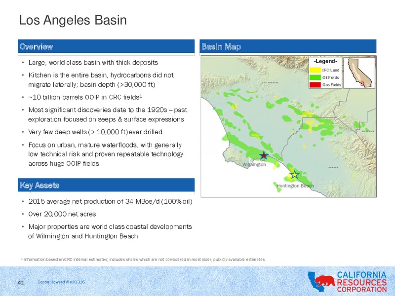 Scotia Howard Weil 2016 Energy Conference – California Resources Corp. – slide 39