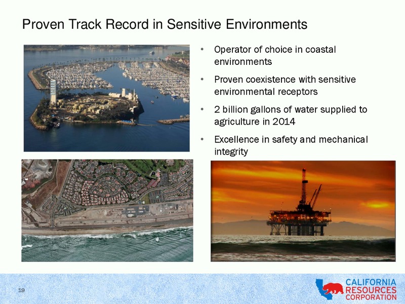 TPH 2015 HOTTER N HELL CONFERENCE – California Resources Corp. – slide 18