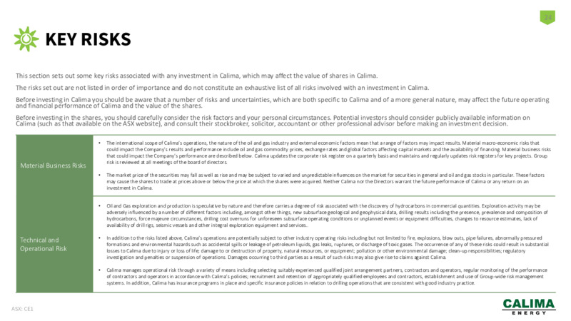 February 2022 Investor Update – Calima Energy Inc. – slide 24