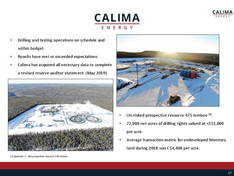 Australian Energy and Minerals Investor Presentation – Calima Energy Inc. – slide 18